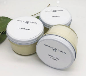 Three 4 Ounce Candle Sampler